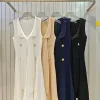 Hochwertige Balmain Weste Gold Strick Luxus