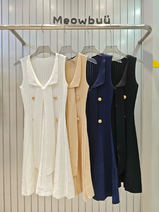 Hochwertige Balmain Weste Gold Strick Luxus