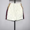 Premium Gucci Shorts Red Denim Jacquard Kollektion