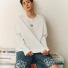 Hochwertige Loewe Shorts Blaue bestickte Kollektion