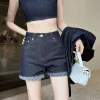 Luxus-Shorts von Louis Vuitton in Blue Denim-Kollektion