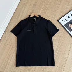 Hochwertige Mammut Kurzarm T-Shirts Seide Logo Style