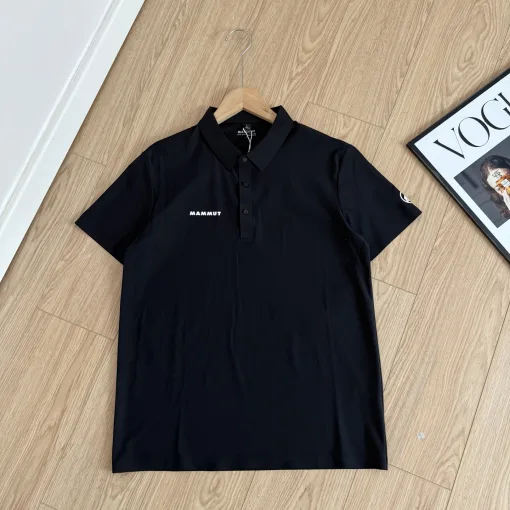 Hochwertige Mammut Kurzarm T-Shirts Seide Logo Style