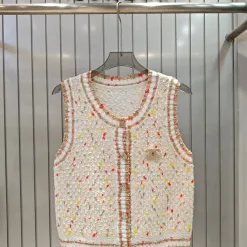 Chanel-Weste in Premiumqualität im Strickstil