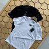 Premium Prada Kurzarm Schwarz Baumwolle Logo Luxus