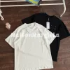 Premium Qualität Margiela Kurzarm Schwarz Baumwolle Druck Luxus