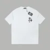 Hochwertige Chrome Hearts Kurzarm-Kollektion aus schwarzer Baumwolle