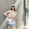 Premium Balmain Weste im weißen Printstil