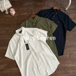 Hochwertiges Ralph Lauren Hemd aus weißer Baumwolle im klassischen Stil
