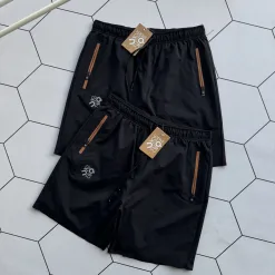 Premium Qualität Loewe Shorts Schwarz Atmungsaktiv Luxus