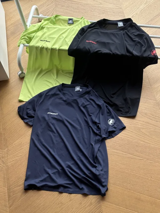 Premium Qualität Mammut Kurzarm Schwarz Luxus
