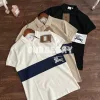 Hochwertiges Burberry Kurzarmhemd aus weißer Baumwolle im klassischen Stil