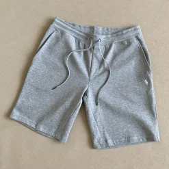 Hochwertige Ralph Lauren Shorts Grau Strick Klassisch Luxus