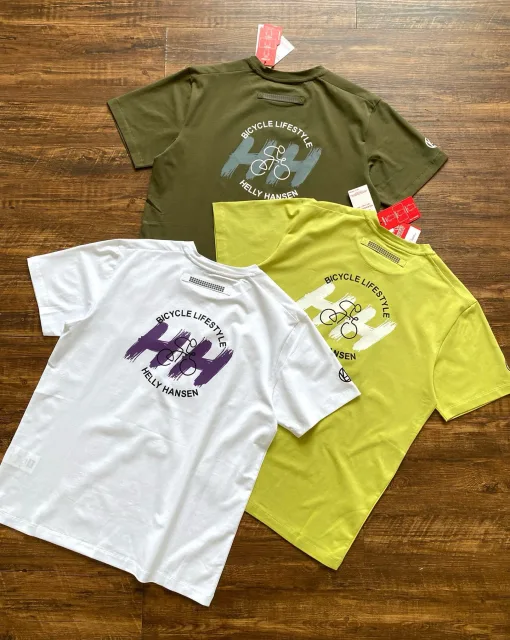Premium Qualität Helly Hansen T-Shirts Weiß Casual Kollektion