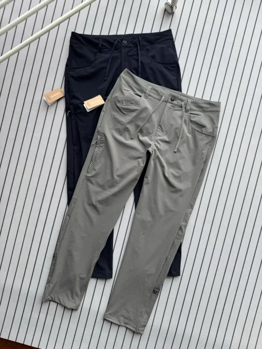 Luxuriöse Patagonia-Hose, grau, Nylon, atmungsaktiv