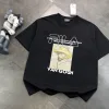 Fila Kurzarmshirt in Premiumqualität, schwarzes Logo, Luxus