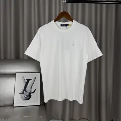 Premium Qualität Ralph Lauren Kurzarm Weiß Baumwolle Klassischer Stil