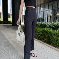 Hochwertige Descente Hose Schwarz Casual Luxury