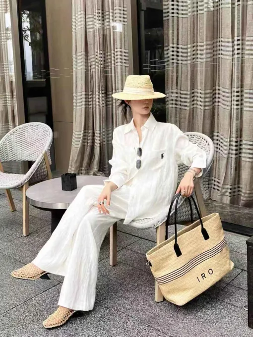 Premium Ralph Lauren Hemd Grün Bestickte Kollektion