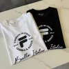 Hochwertige Fila Kurzarm Schwarz Casual Luxury