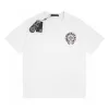 Premium Qualität Chrome Hearts Kurzarm Schwarz Baumwolle Logo Style