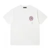 Bestseller Chrome Hearts Kurzarm-Kollektion mit schwarzem Baumwolldruck