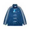 Premium Qualität Adidas Mäntel Blau Wildleder Classic Luxury