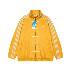 Hochwertige Adidas Mäntel Gelb Wildleder Classic Collection