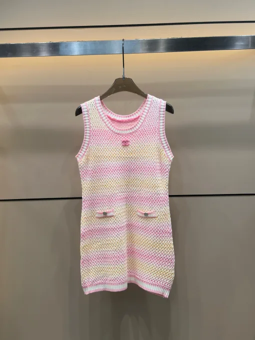 Luxus Chanel Weste Rainbow Knit Kollektion