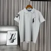 Hochwertige Ralph Lauren Kurzarmhemden Grau Baumwolle Classic Collection