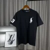 Luxus Ralph Lauren Kurzarm Schwarz Baumwolle Klassischer Stil