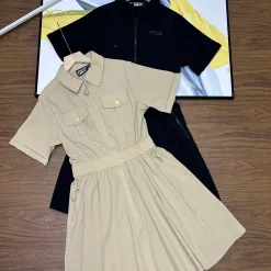 Bestseller Fila Kleid Khaki Modern Style