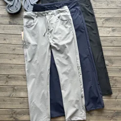 Hochwertige Patagonia-Hose in Grau, Nylon, atmungsaktiv