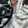 Bestseller Descente Kurzarm-Kollektion aus weißer Baumwolle mit Monogramm