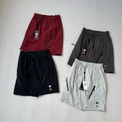 Premium Descente Shorts Schwarz Nylon Atmungsaktiver Stil