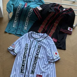 Premium Qualität Supreme Kurzarm Schwarz Jersey Logo Luxus