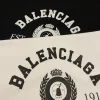 Premium Qualität Balenciaga Kurzarm Schwarz Baumwolle Klassischer Stil