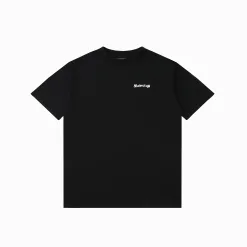 Luxus Balenciaga Kurzarm Baumwolle Logo Luxus