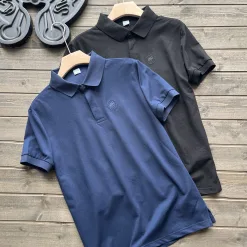 Premium Mammut Kurzarmhemd Black Cotton Classic Collection