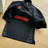 Hochwertige Adidas Kurzarm-Kollektion aus bestickter Baumwolle