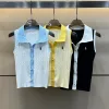 Premium Ralph Lauren Weste Blau Strick Bestickte Kollektion