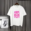 Premium Qualität Loewe Kurzarm Rosa Baumwolle Klassischer Luxus