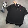 Bestseller Burberry Kurzarm-T-Shirts aus schwarzer Baumwolle mit Stickerei