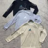 Bestseller Express Langarm Weiß Polyester Grafikstil