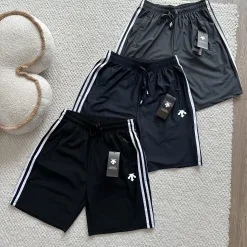 Hochwertige Descente Shorts in Schwarz, atmungsaktive Kollektion