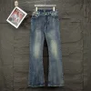 Luxus Balenciaga Jeans Blau verwaschen Luxus