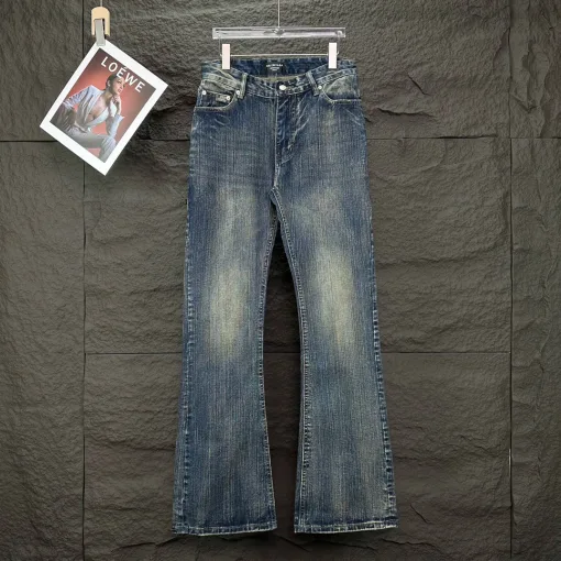 Luxus Balenciaga Jeans Blau verwaschen Luxus