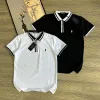 Premium Ralph Lauren Kurzarm Weiß Baumwolle Bestickt Luxus