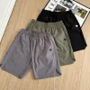 Hochwertige Descente Shorts Grau Nylon Minimalist Kollektion