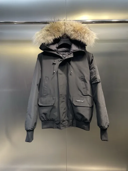Luxus Canada Goose Jacken Weiß Polyester Stickerei Luxus
